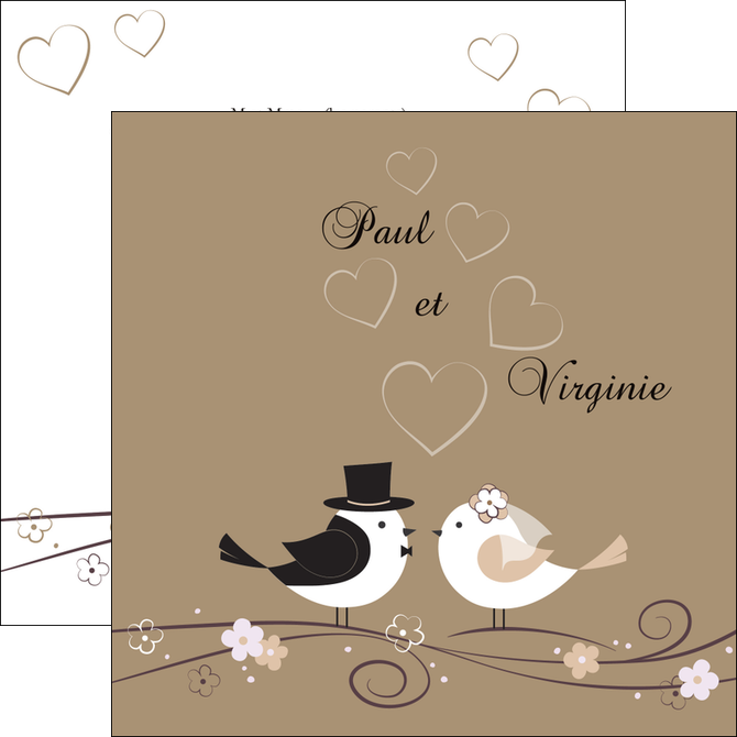 modele flyers reux invitation mariage MIFCH13902