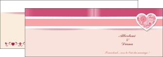 creer modele en ligne depliant 2 volets  4 pages  mariage carte mariage carte  de mariage MLGI14062