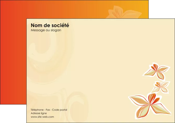 faire modele a imprimer flyers fleuriste et jardinage fleuriste fleurs floraison MIFLU14218