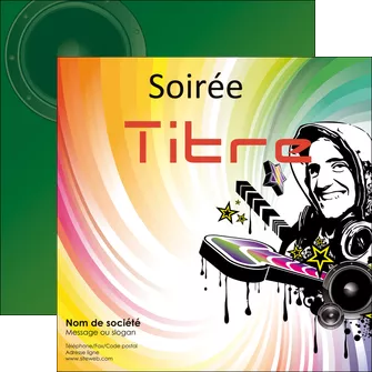 maquette en ligne a personnaliser flyers musique abstract audio backdrop MLGI14332