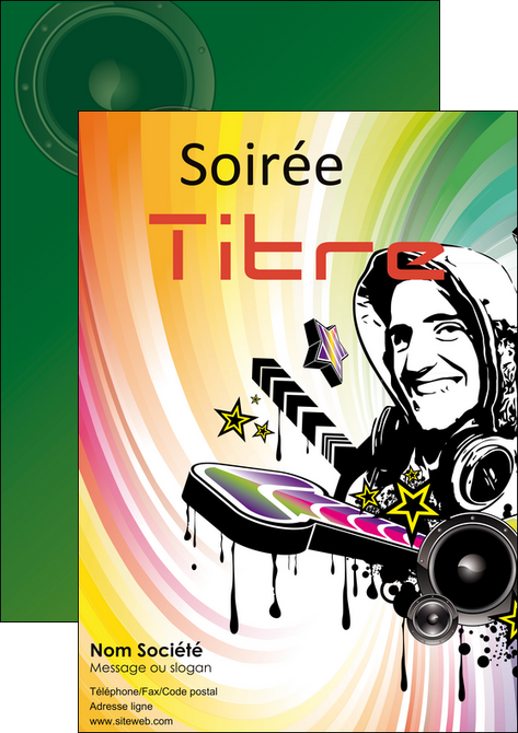 faire affiche musique abstract audio backdrop MLGI14334