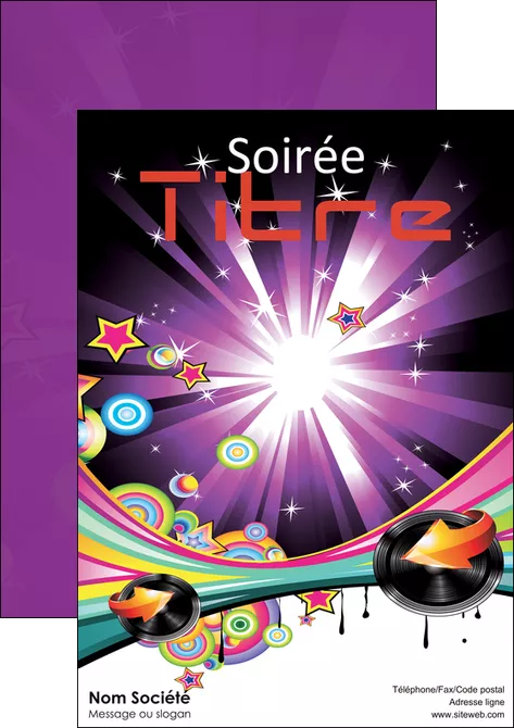 cree affiche discotheque et night club abstract audio backdrop MLIGLU14490