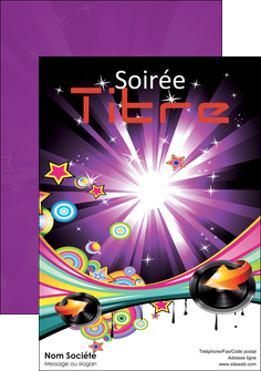 cree affiche discotheque et night club abstract audio backdrop MIF14490