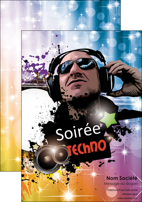 creation graphique en ligne affiche musique abstract audio backdrop MLGI14510