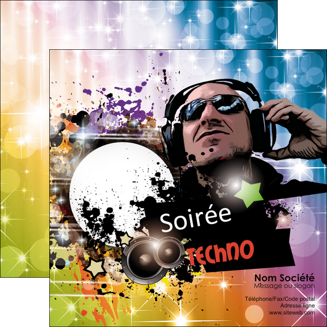 realiser flyers musique abstract audio backdrop MLGI14512