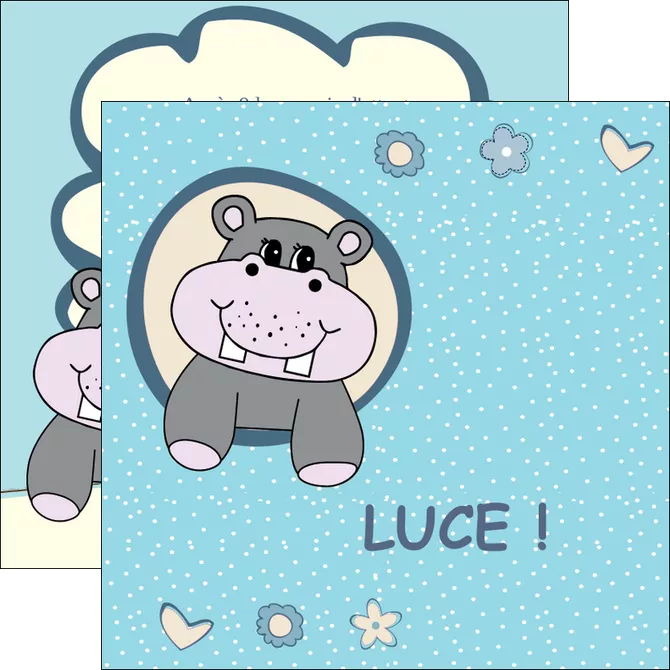 personnaliser modele de flyers bonbon dessin anime MLGI14582