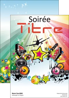 creer modele en ligne affiche musique abstract audio backdrop MLGI14604