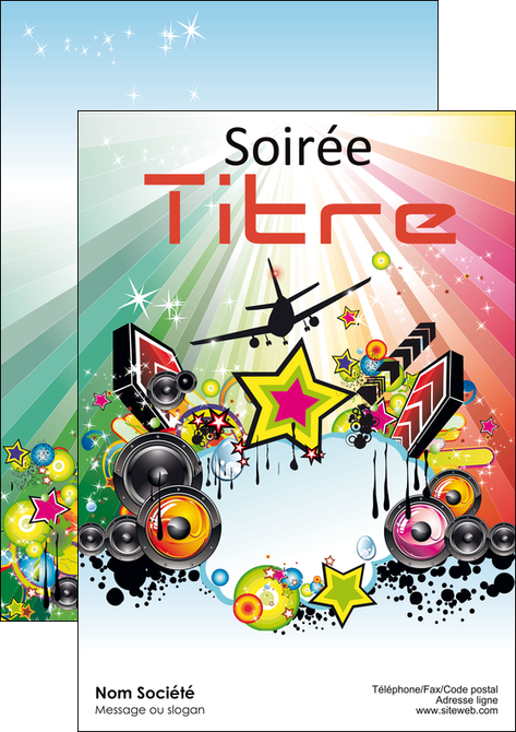 creation graphique en ligne flyers musique abstract audio backdrop MLGI14608