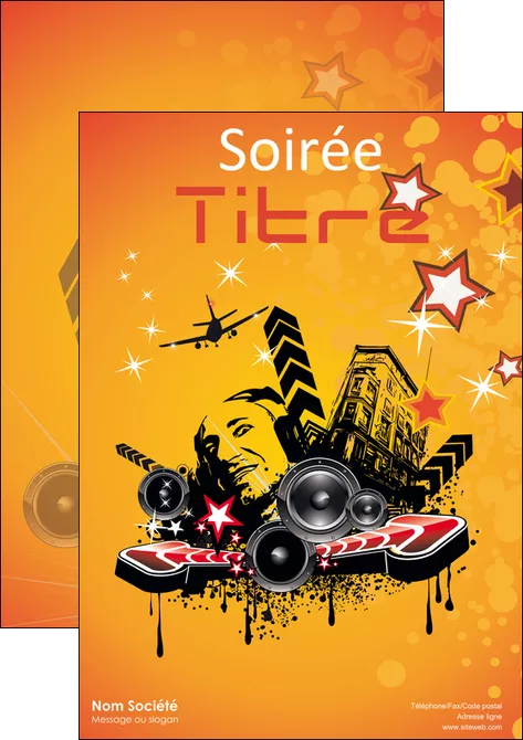faire affiche musique abstract audio backdrop MLGI14634
