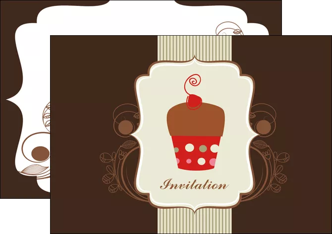 imprimer flyers carte d anniversaire carton d invitation d anniversaire faire part d invitation anniversaire MIFCH14690
