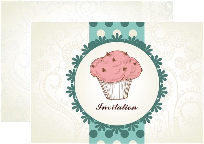 creation graphique en ligne flyers carte d anniversaire carton d invitation d anniversaire faire part d invitation anniversaire MFLUOO14766