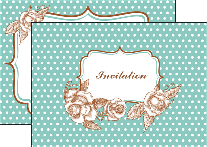 imprimerie flyers carte d anniversaire carton d invitation d anniversaire faire part d invitation anniversaire MIFCH14816
