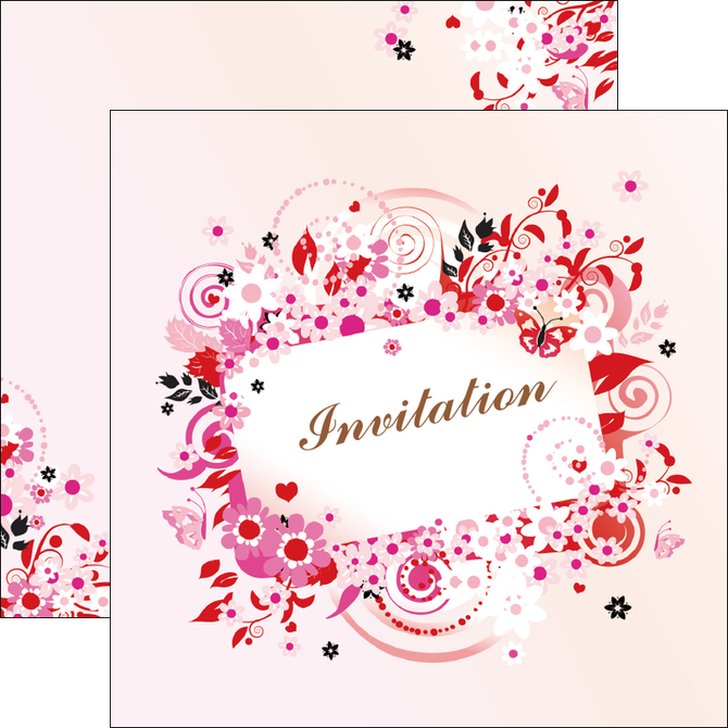 imprimerie flyers carte d anniversaire carton d invitation d anniversaire faire part d invitation anniversaire MIDCH14854