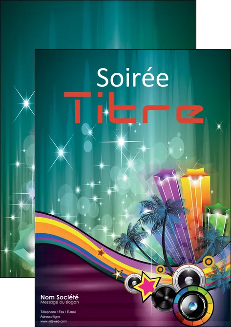 creer modele en ligne affiche musique abstract audio backdrop MLGI14860