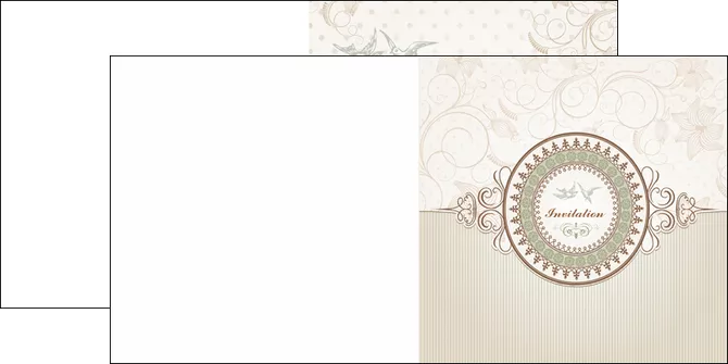 imprimer depliant 2 volets  4 pages  anniversaire carte carte d anniversaire MLGI15018