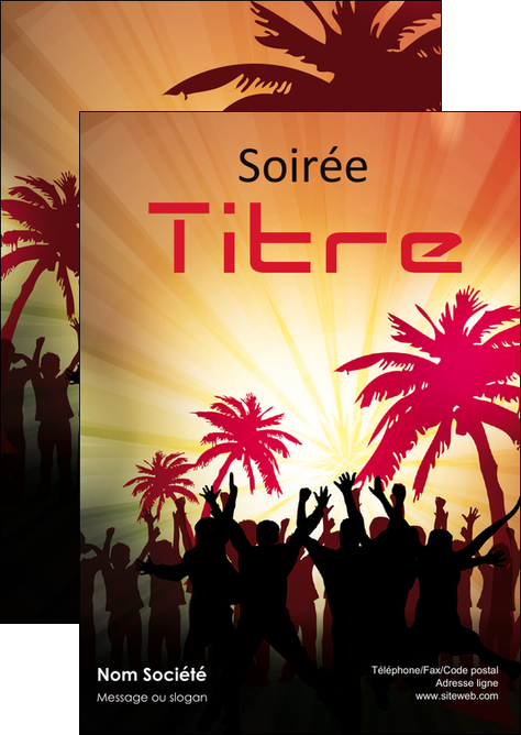 creer modele en ligne flyers discotheque et night club abstract audio backdrop MIFBE15174