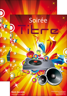 cree affiche discotheque et night club abstract audio backdrop MLGI15358