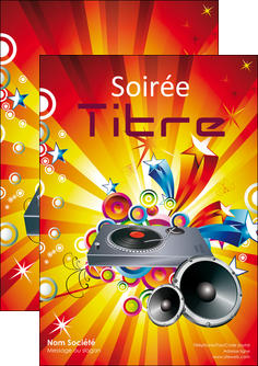 faire flyers discotheque et night club abstract audio backdrop MLIG15364