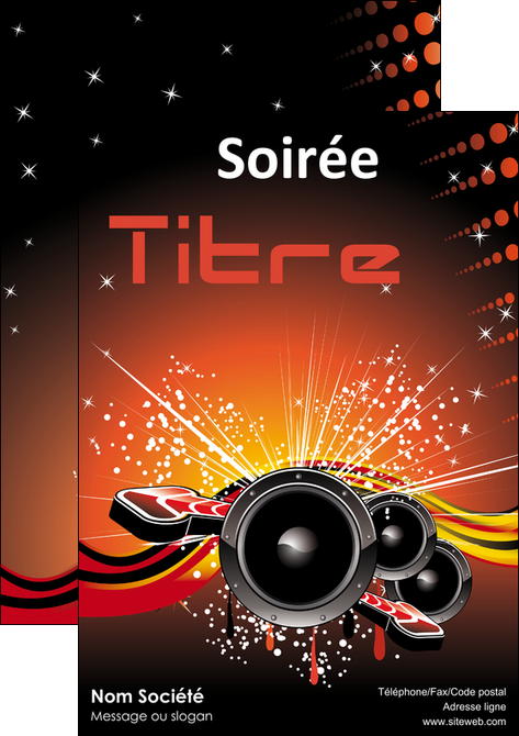 maquette en ligne a personnaliser affiche discotheque et night club abstract background banner MLIG15370