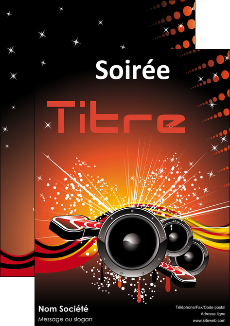 maquette en ligne a personnaliser affiche discotheque et night club abstract background banner MLIG15372