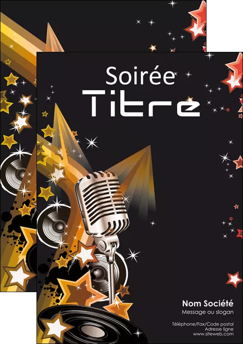 personnaliser maquette flyers discotheque et night club isco discotheque disk MLGI15408