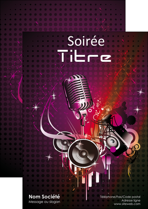 cree flyers discotheque et night club abstract adore advertise MIFBE15460