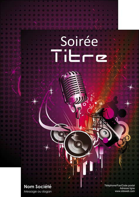 faire modele a imprimer affiche discotheque et night club abstract adore advertise MIDLU15468