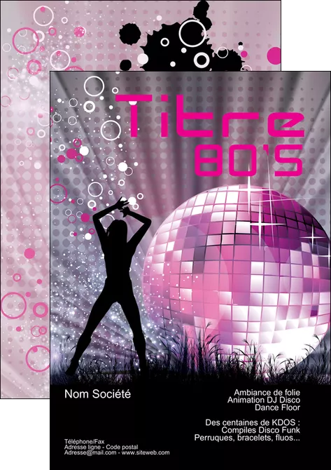 impression affiche discotheque et night club abstract background banner MLGI15472
