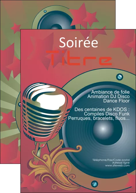 faire flyers discotheque et night club abstract artistic background MIFBE15480