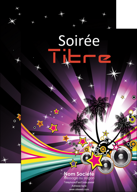 impression affiche discotheque et night club abstract background banner MLGI15542