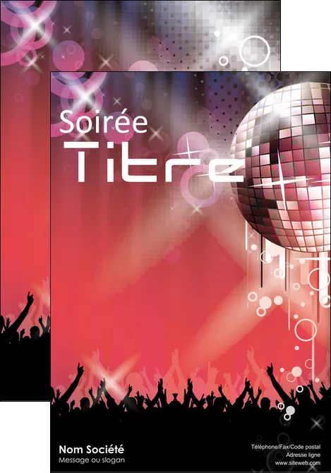 faire affiche discotheque et night club abstract adore advertise MLIGLU15580