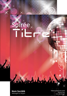 faire affiche discotheque et night club abstract adore advertise MFLUOO15580