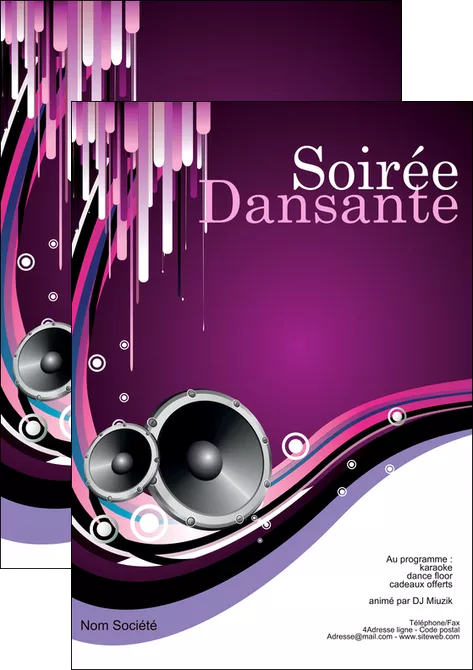 modele affiche discotheque et night club abstract adore advertise MIFBE15612