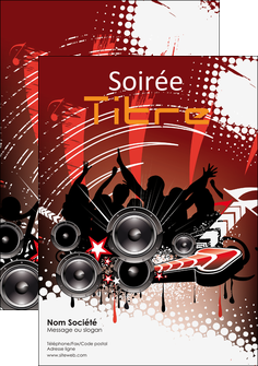 imprimer flyers loisirs soiree disco concert MLGI15808