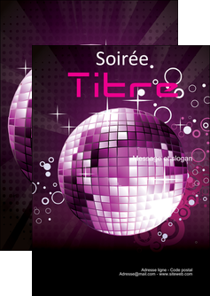 maquette en ligne a personnaliser flyers discotheque et night club abstract background banner MMIF15838