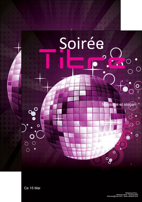 cree affiche discotheque et night club abstract background banner MIFCH15840