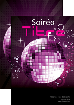 faire modele a imprimer flyers discotheque et night club abstract background banner MIFBE15842