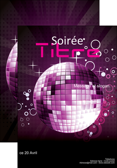 faire modele a imprimer affiche discotheque et night club abstract background banner MIFLU15844