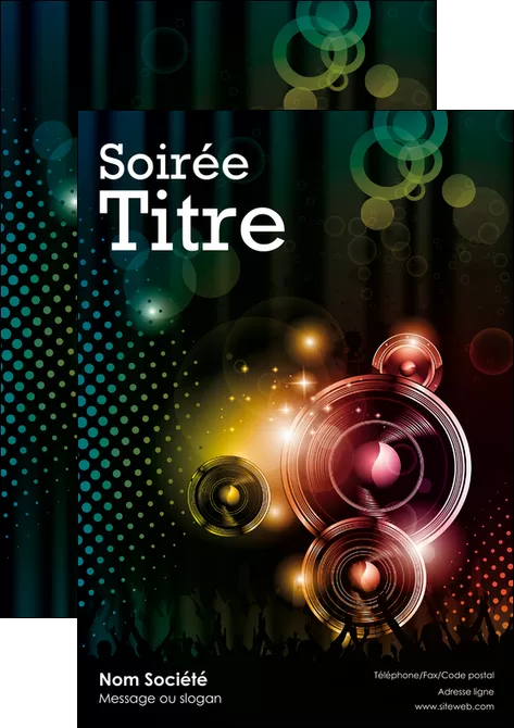 faire modele a imprimer flyers discotheque et night club ambiance ambiance de folie bal MIFBE15878