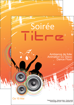 realiser affiche discotheque et night club ambiance ambiance de folie bal MIFBE15900