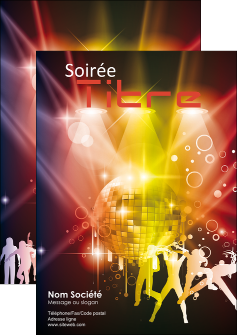realiser flyers discotheque et night club soiree bal boite MFLUOO15932
