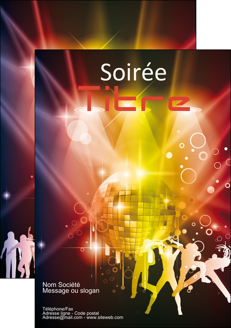 realiser flyers discotheque et night club soiree bal boite MIS15936