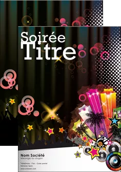 personnaliser modele de affiche discotheque et night club son baffle boite de nuit MIFBE15956