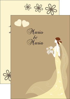 modele flyers mariage carte mariage carte  de mariage MLGI16762