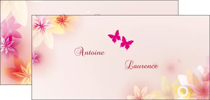 maquette en ligne a personnaliser flyers mariage alliance noces MLGI16870