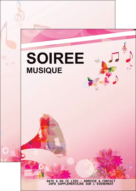 modele flyers musique soiree musique musical MLGI17552