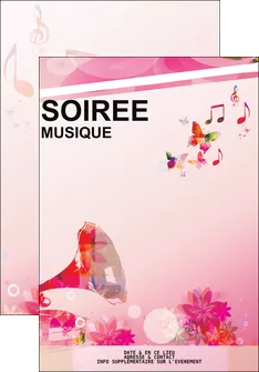 faire modele a imprimer affiche discotheque et night club soiree musique musical MLGI17560