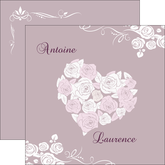 realiser flyers mariage coeur    mariage carte mariage MLGI17748
