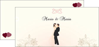 personnaliser maquette flyers mariage celebration mariage noces MLGI18002