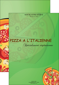 cree affiche pizzeria et restaurant italien pizza portions de pizza plateau de pizza MIDCH18298